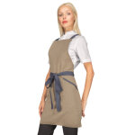 Isacco tablier oxford femme naturel 100% coton