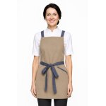 Isacco tablier oxford femme naturel 100% coton