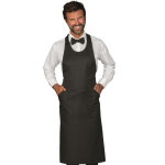 Isacco tablier sommelier noir sans poche 100% polyester