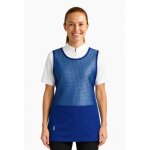Isacco tablier de travail pour femme murano 06 bleu 100% polyester