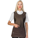 Isacco tablier de travail pour femme murano 85 dark brown 100% polyester