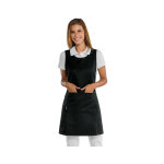 Isacco tablier de travail noir pour femme 100% polyesther