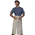 Isacco tablier de travail unisexe mikonos beige strong 16 polyester / coton / acrylique