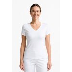 Isacco tee - shirt femme blanc manches courtes 100% coton