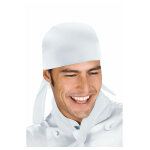 Isacco toque bandana cuisine blanc