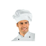 Isacco toque de chef cuisinier blanc