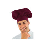 Isacco toque de chef cuisinier bordeaux