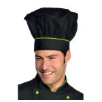 Isacco toque de chef cuisinier noir
