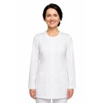 Isacco tunique blanche m�dicale manches mongues lampedusa 100% coton