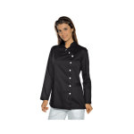 Isacco tunique estheticienne manches longues nizza noire