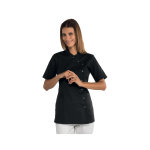 Isacco tunique estheticienne noire nizza manches courtes