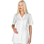 Isacco tunique femme atene blanc � manches courtes 100 % coton