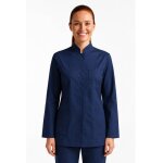 Isacco tunique femme col mao portofino bleu