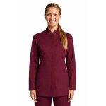 Isacco tunique femme col mao portofino bordeaux