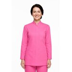 Isacco tunique femme col mao portofino fuchsia