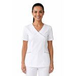 Isacco tunique femme � manches courtes bangkok superdry blanche 100% polyester