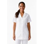 Isacco tunique infirmiere manches courtes marbella blanche 100% coton