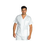 Isacco tunique m�dicale blanche 100% coton milano mixte