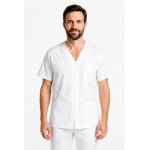 Isacco tunique m�dicale blanche 100% coton milano mixte