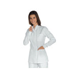 Isacco tunique m�dicale blanche col mao portofino