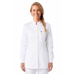 Isacco tunique m�dicale blanche poignets serr�s 100% coton