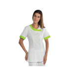 Isacco tunique m�dicale delhi blanche et verte