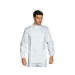 Isacco tunique m�dicale dentiste boutons blanc 100% coton