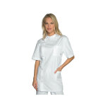 Isacco tunique m�dicale dentiste boutons � pression blanche