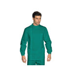 Isacco tunique m�dicale dentiste boutons vert 100% coton