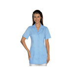 Isacco tunique m�dicale manches courtes marbella bleu ciel
