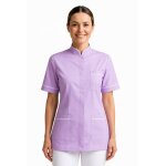 Isacco tunique m�dicale manches courtes panarea lilas blanc