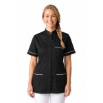 Isacco tunique m�dicale manches courtes panarea noir blanc