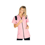 Isacco tunique m�dicale manches courtes santorini rose noir