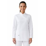 Isacco tunique m�dicale manches longues 100% coton taipei blanc