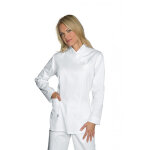 Isacco tunique mdicale manches longues micro fibre 100% polyester taipei blanc
