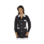 Isacco tunique m�dicale marbella noir blanc