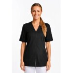 Isacco tunique m�dicale noire manches courtes clinic look