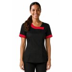Isacco tunique m�dicale noire et rouge