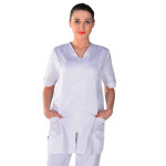 Isacco tunique m�dicale ouverture zip clinic look