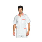 Isacco tunique m�dicale peter ray� blanc rouge