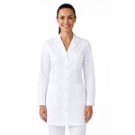 Isacco tunique m�dicale a pressions marbella blanche