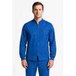 Isacco tunique m�dicale samarcanda poignets serr�s bleu 100% coton