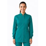 Isacco tunique m�dicale verte poignets serr�s 100% coton