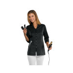 Isacco tunique professionnelle d'esth�tique noir onyx