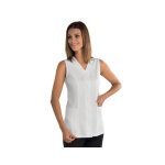 Isacco tunique de travail blanche sans manches bahia tissu superdry