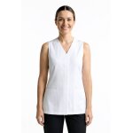 Isacco tunique de travail blanche sans manches bahia tissu superdry
