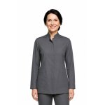Isacco tunique de travail femme � manches longues portofino grise 65% polyester 35% coton