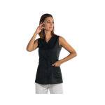 Isacco tunique de travail noire sans manches bahia tissu superdry