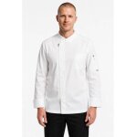 Isacco veste de chef bilbao blanche zipp�e � manches longues