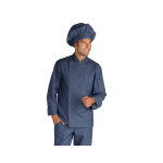 Isacco veste chef cuisinier boutons à pression jeans Isacco veste chef cuisinier boutons à pression jeans